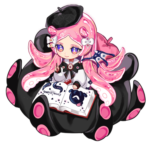 Chibi + background Commission Yoshie